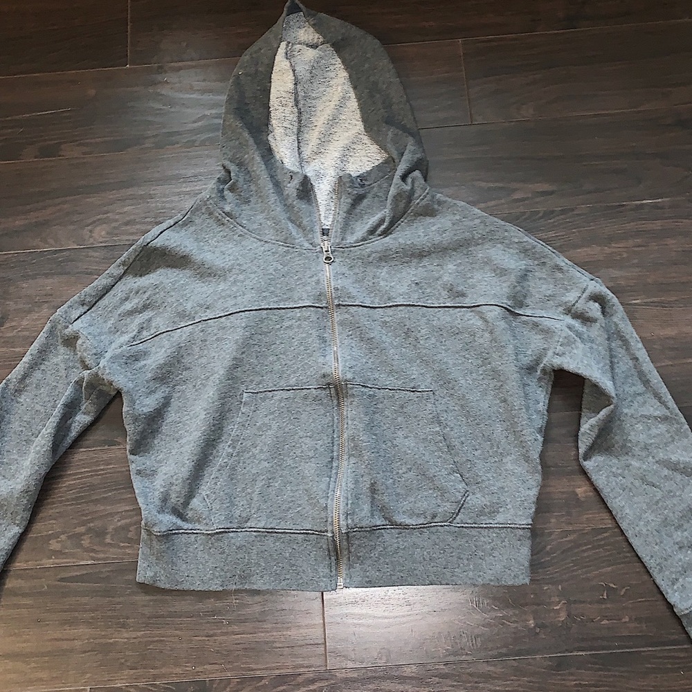 Gray Cropped Jacket